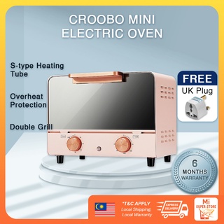 🔥Ship 24hr🔥 Electric Oven 10L Mini Baker Pizza Toaster Ovens Multifunction Ketuhar Elektrik Mini Oven 迷你高颜值烤箱