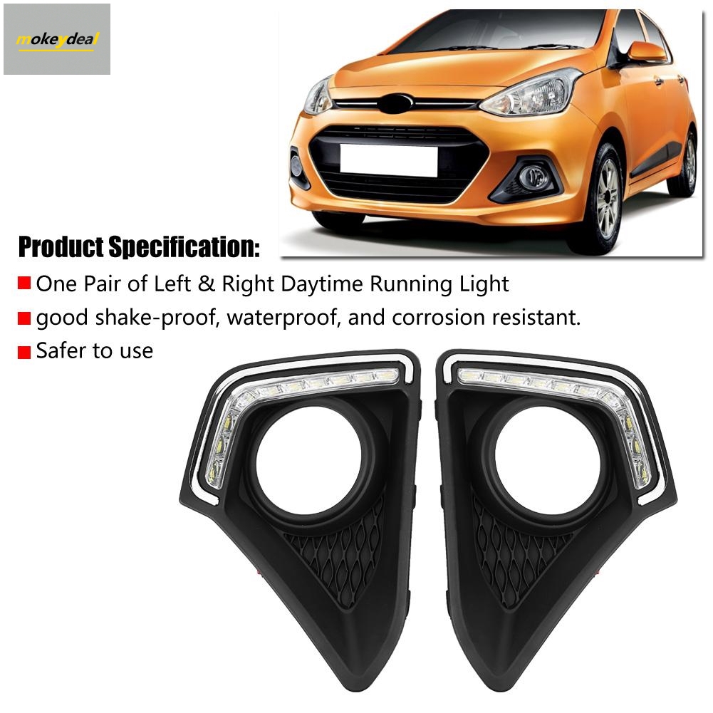 Ralbay 2 x 30 LED Car Daytime Running Light DRL Daylight Lamp with Turn Lights Auto Parking Driving Lamp 