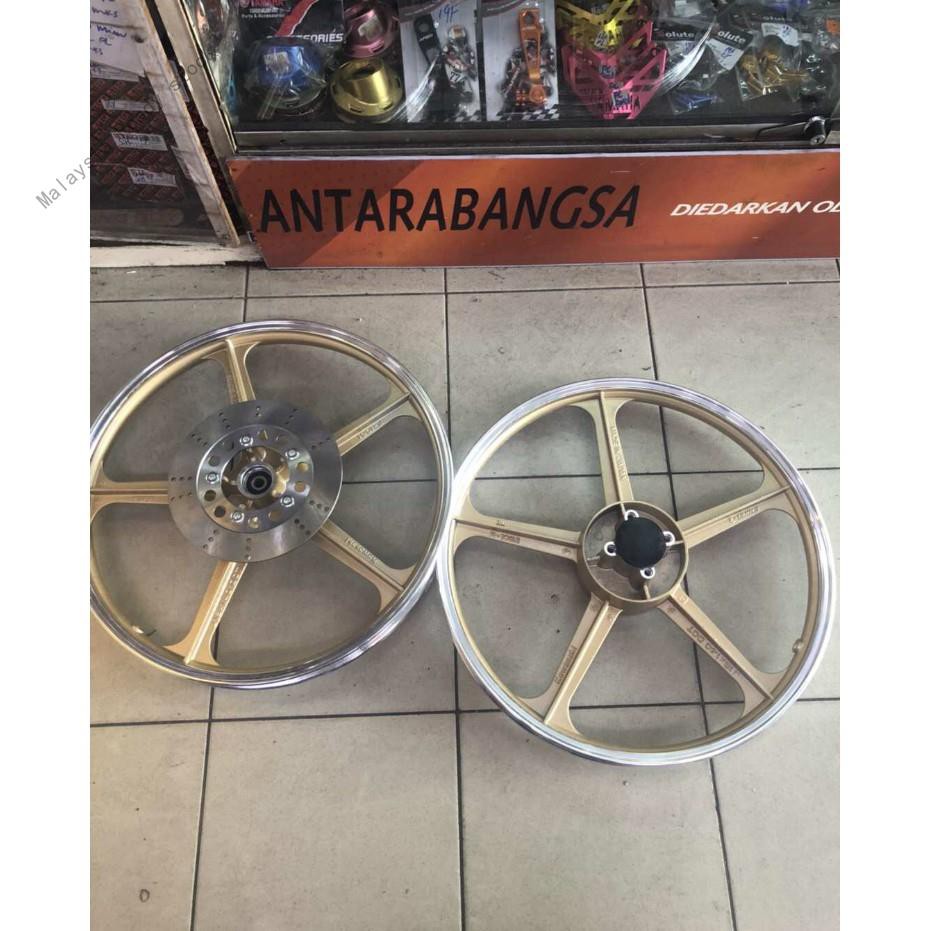 Original Kawasaki Ar80 Sport Rim 5 Batang Enkei Kawasaki Pnp Ex5 Lc135 Y125 Y15