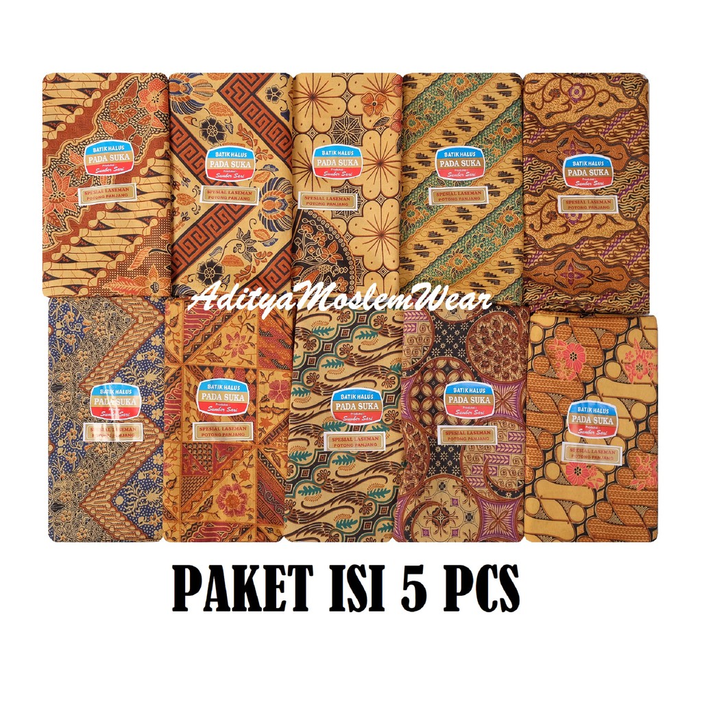 Save Package 5 Pcs Batik Jarik Fabric Insuka Uk 220x105 Cm Long Batik Fabric Side Long Kebat Paket Hemat 5 Pcs Kain Jarik Batik Padasuka Uk 220x105 Cm Kain Batik Panjang Samping Kebat