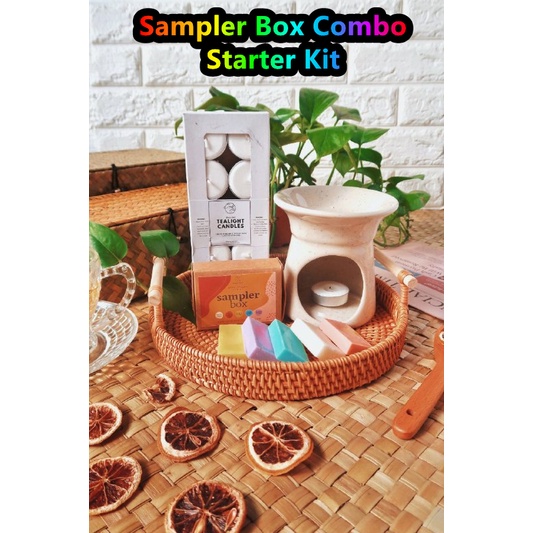 Wax Melt Starter Kit | Candle Meltz | CandleNutsByNadia Sampler Box | Perfect Anniversary Birthday Surprise GiftBox 纪念礼物