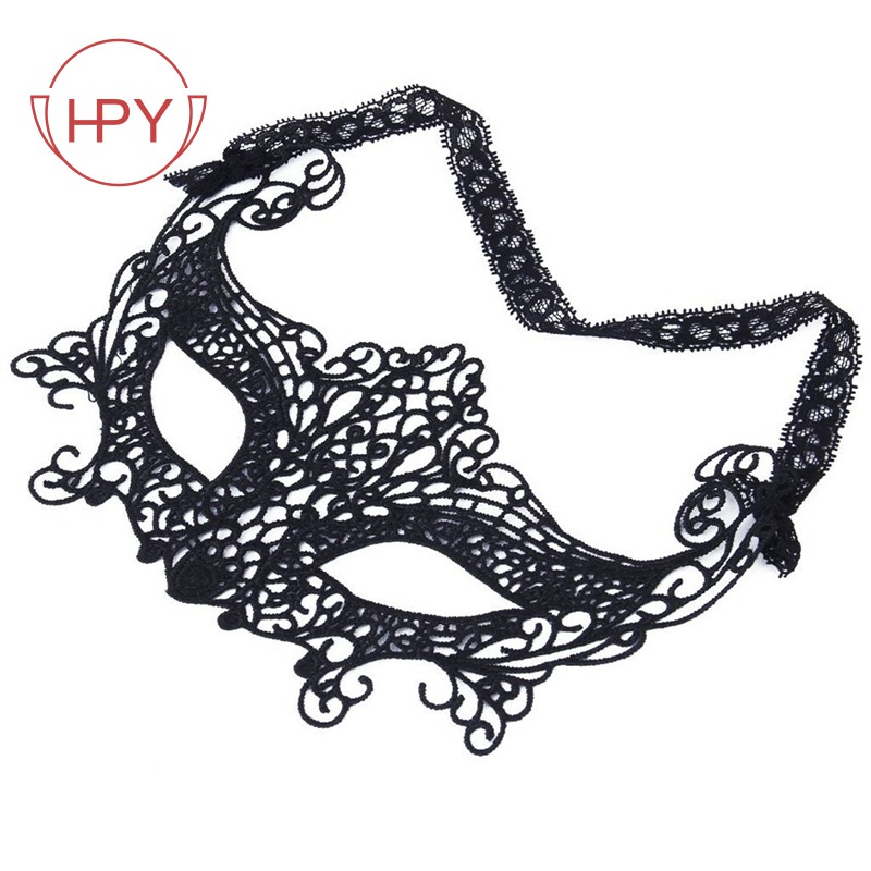 Schwarze Spitze Augenmaske Maskerade Abendkleid Partei Maske Shopee Malaysia