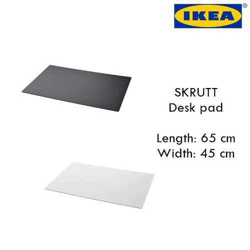 Ikea Skrutt Desk Pad White Black Shopee Malaysia