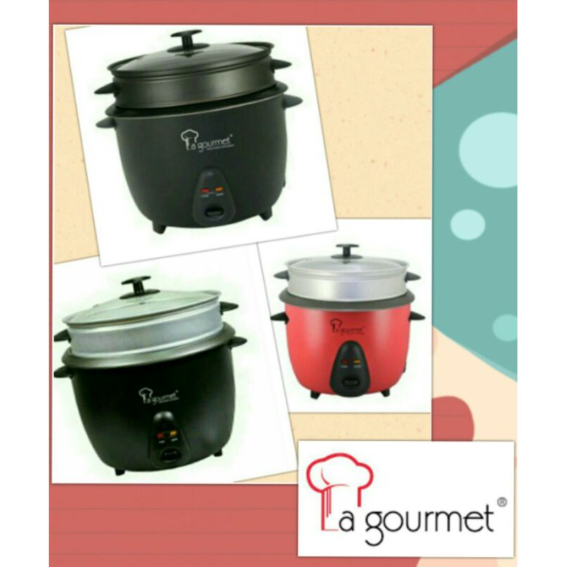 Jumbo 2.8L/ Mega 2.8L/ Mini 0.6L Rice Cooker La Gourmet ...