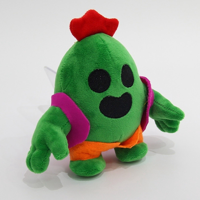 New Anime Game Brawl Stars Plush Toys Brawlers Hero Stars Cactus Figures Plush Doll Key Chain Shopee Malaysia