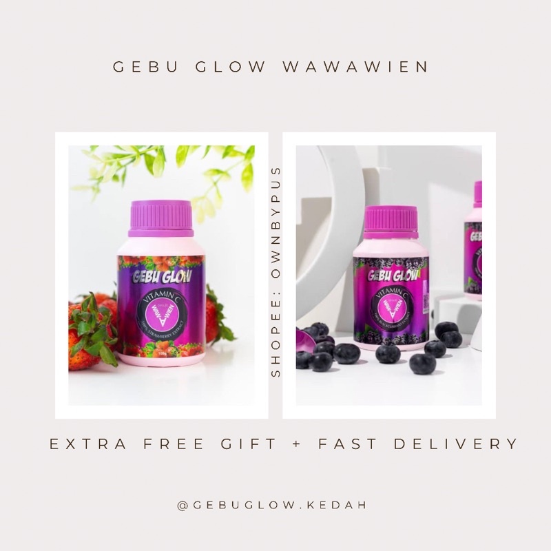 Ready Stock Gebu Glow Wawawien