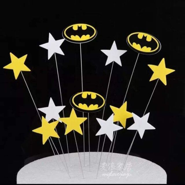 Ready Stock Batman Cake Topper Shopee Malaysia