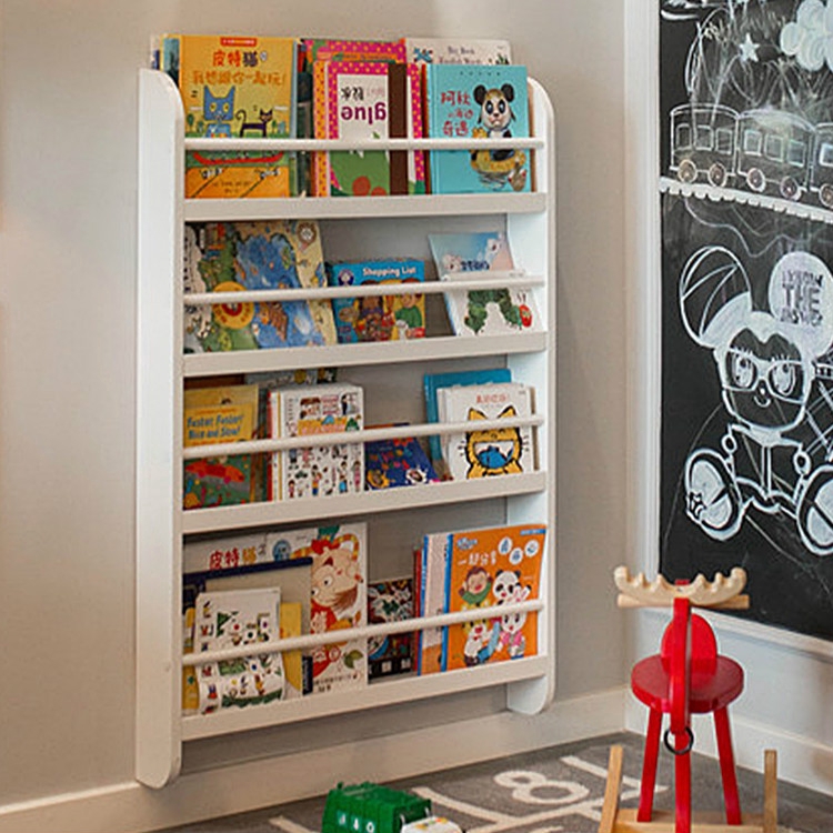 kids bookshelf wall