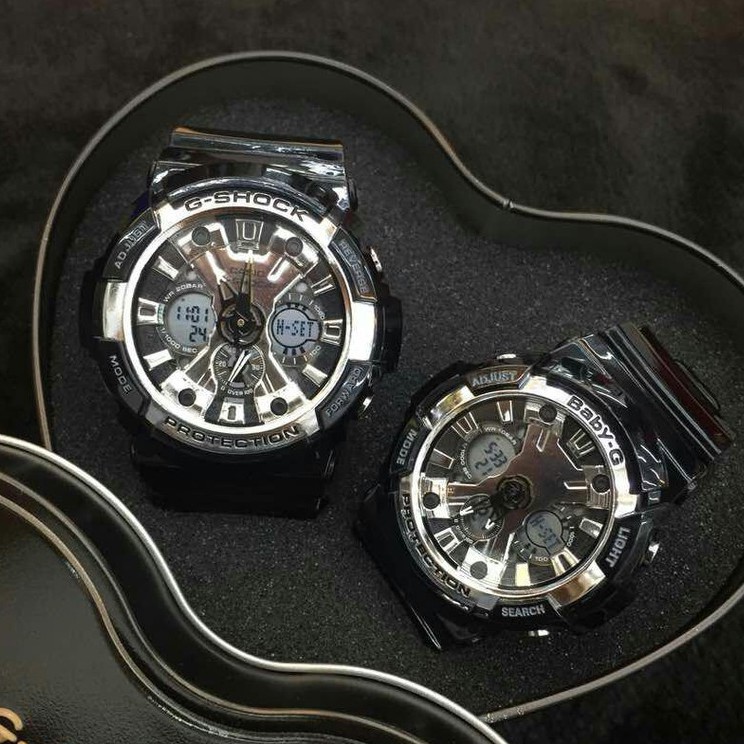 g shock analog digital set time