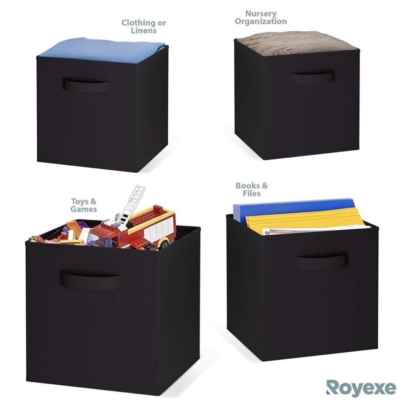 Fabric Box Standard Size Storage Box With Convenient