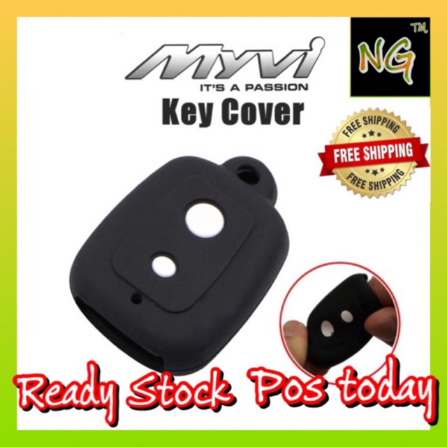 Perodua Myvi Alza Viva Kelisa Silicone Remote Case Car Key 