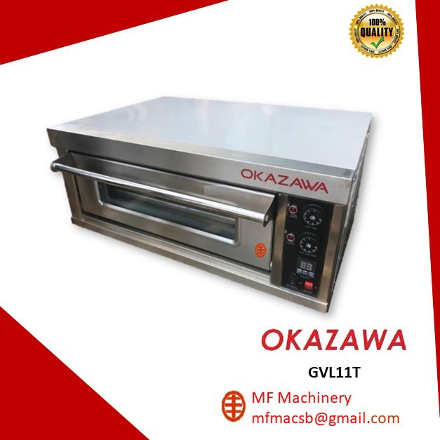 Okazawa GVL11T Industrial Gas Oven 1Layer 1Tray