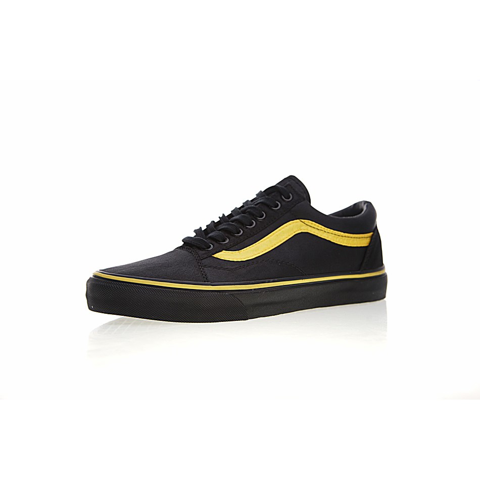 black and mustard vans