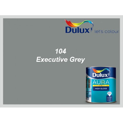 Dulux Aura High Gloss Finish Litre Executive Grey Shopee Malaysia