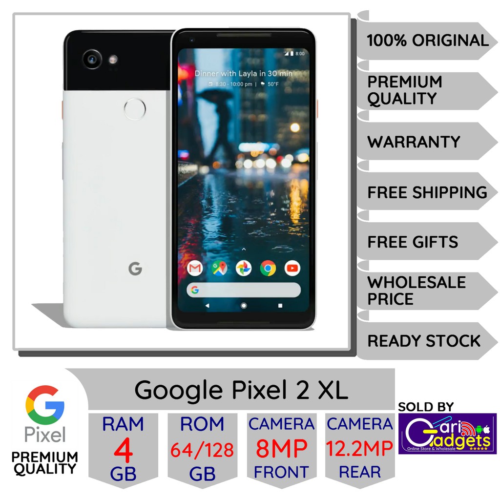 Google Pixel 2 Xl Original Import Used Set 64gb Grade A 100 Ori Secondhand 95 New Shopee Malaysia