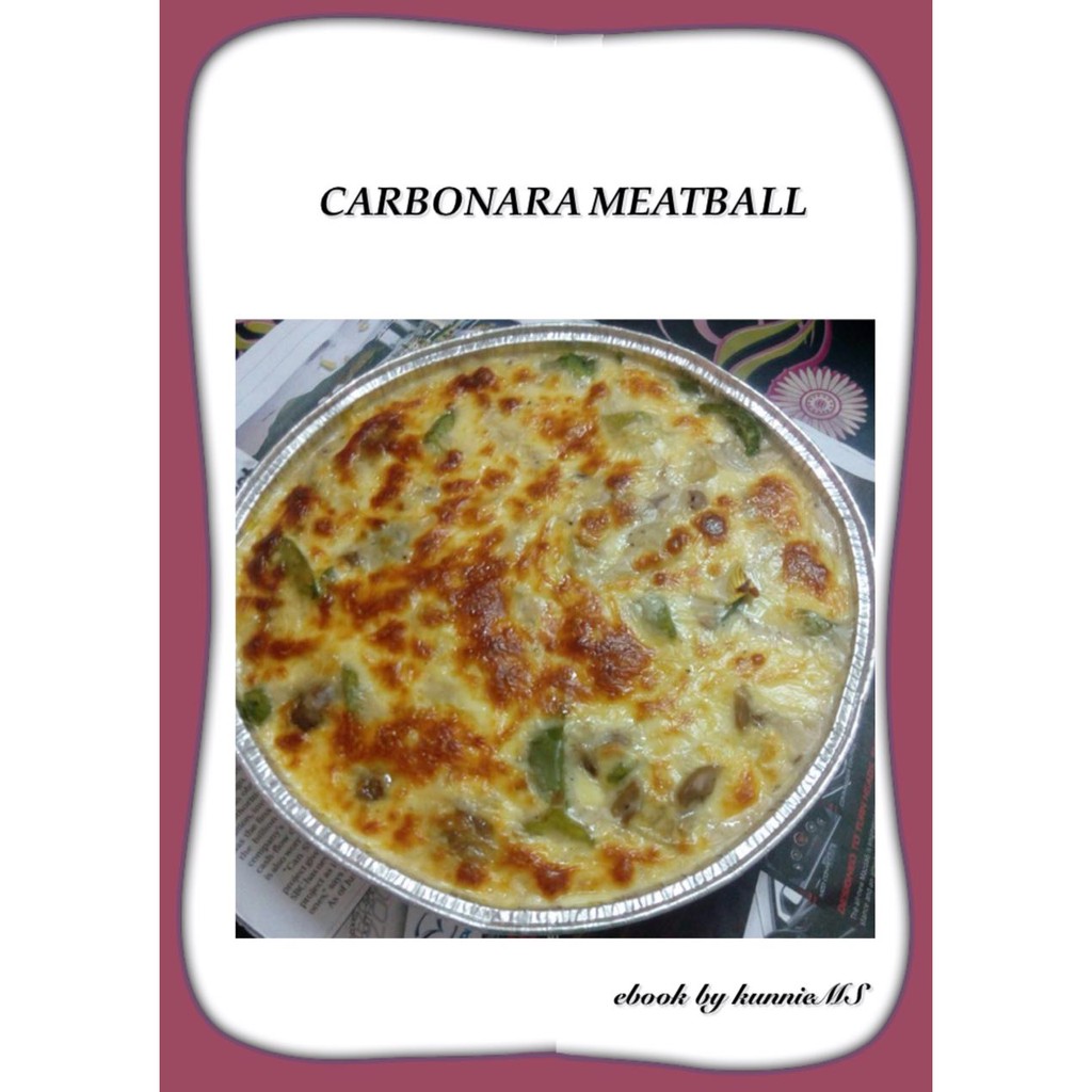 Ebook Resepi Carbonara Meatball Bahasa Melayu Shopee Malaysia