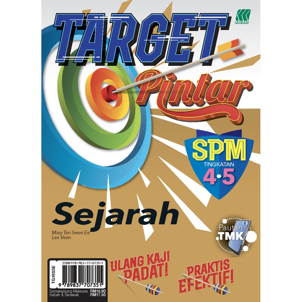 Buku Rujukan Target Pintar Spm Sejarah Tingkatan 4 And 5 Sasbadi