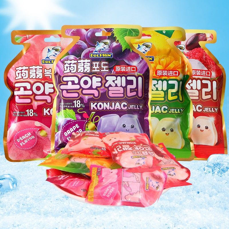 Captain Dolphin Konjac Jelly 蒟蒻 (20g x 15pcs) 20g Halal Korean Konjac