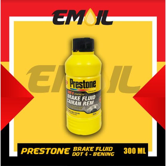 Prestone Brake Fluid Dot 4 Color Clear Brake Fluid Fill 300 ml Shopee Malaysia