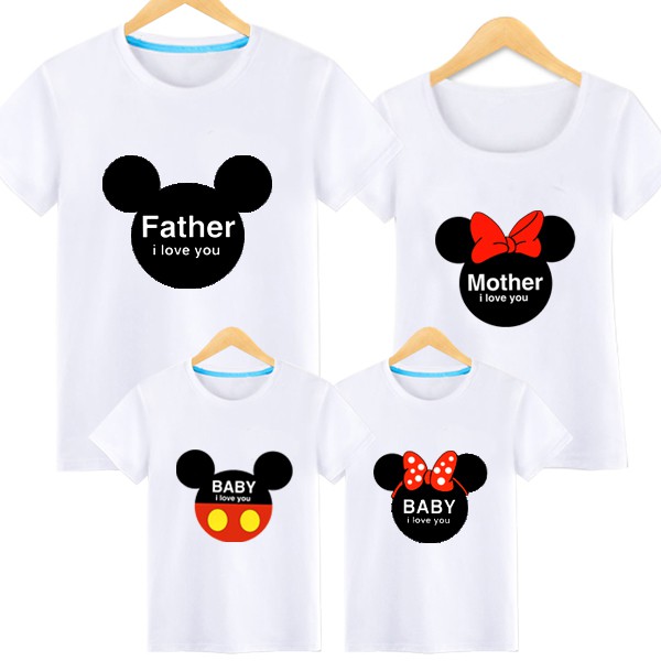 mom and dad mickey mouse shirts