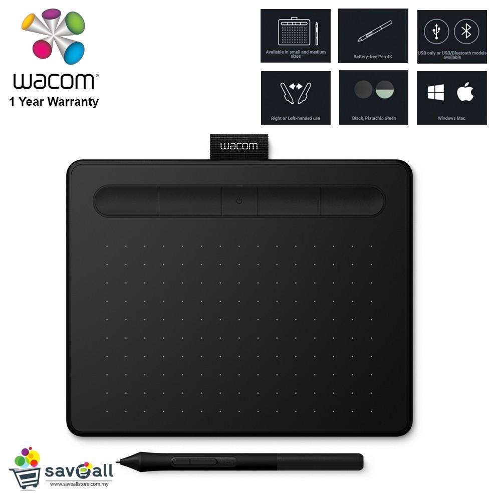 Wacom Intuos Black Medium With Bluetooth (CTL-6100WL/K0-CX) | Shopee ...