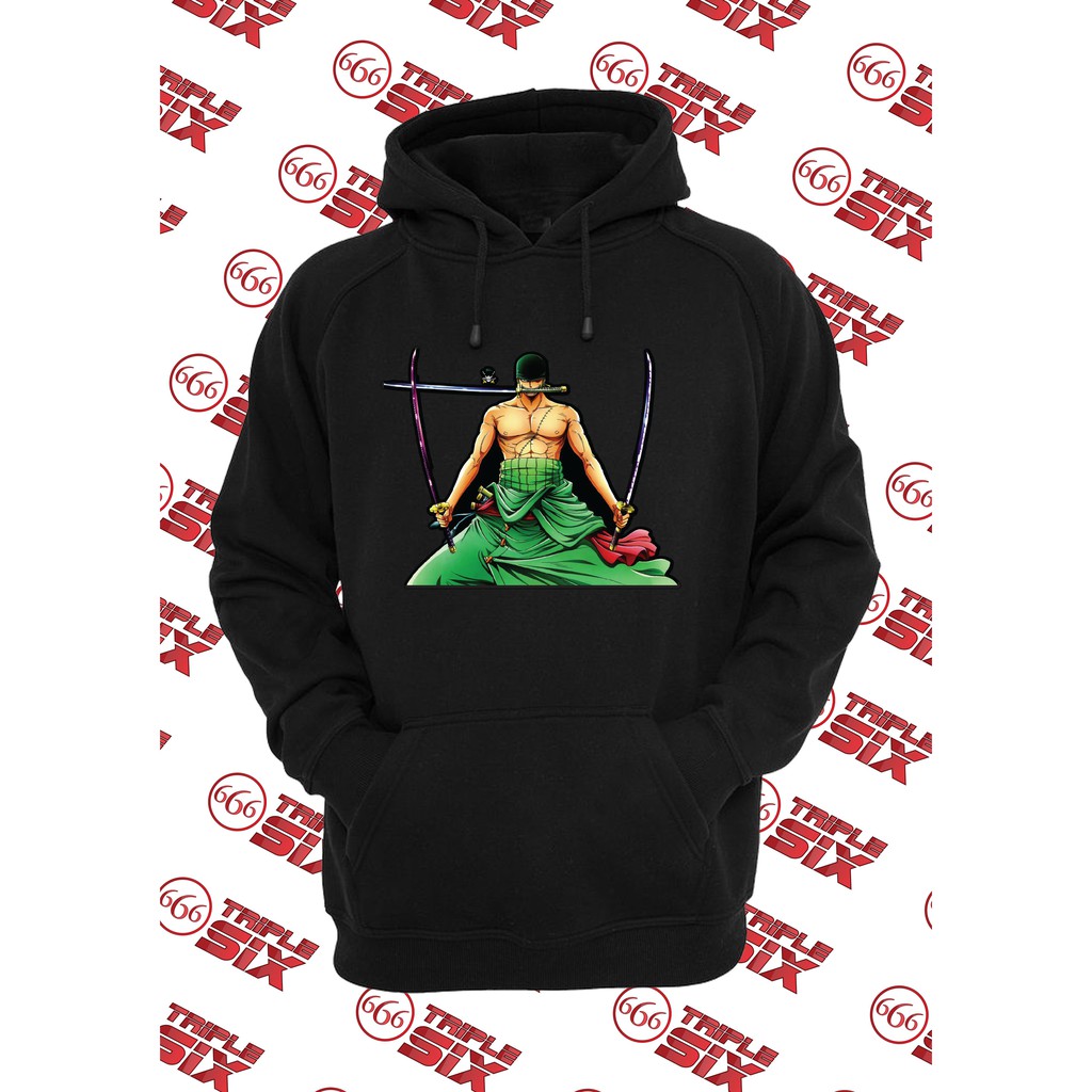 One Piece Anime Roronoa Zoro Hoodie Jacket Jaket Hoodie Anime One Piece Roronoa Zoro Shopee Malaysia