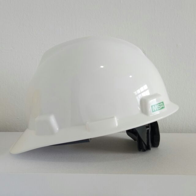 MSA (US) Safety Helmet - V-Gard White | Shopee Malaysia