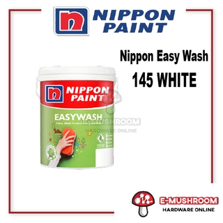 18L Nippon Paint Easy Wash 145 White | Shopee Malaysia