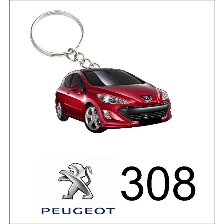 Peugeot 308 keychain (2d) | Shopee Malaysia