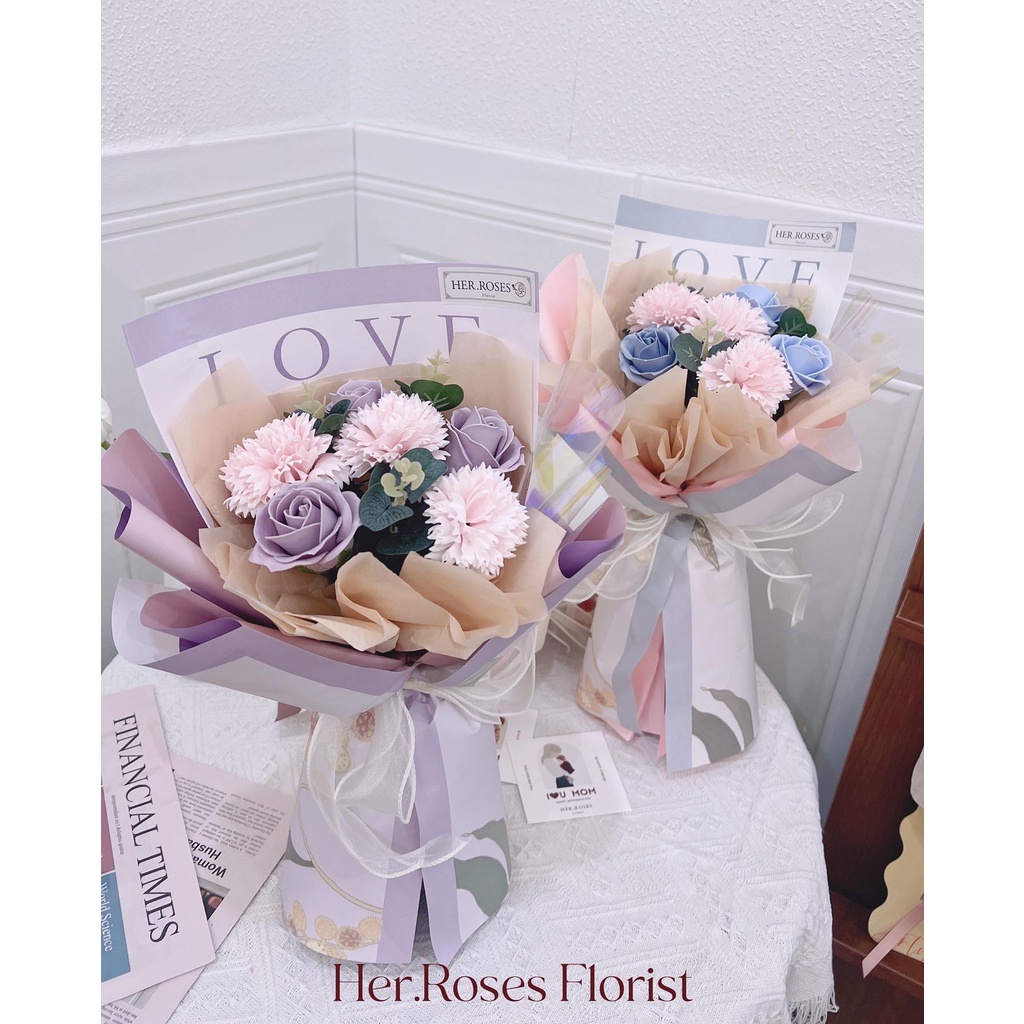 Rose Bouquet Flower Bouquet 玫瑰花束香皂花束生日花束纪念日花束老公男友香皂花束玫瑰太阳花情人节生日纪念日 Shopee Malaysia