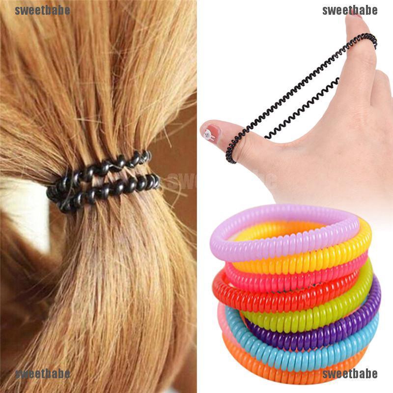 Women Ring Ropes Hairband Tie Band Hair Accessories Elastic Holder Ponytail