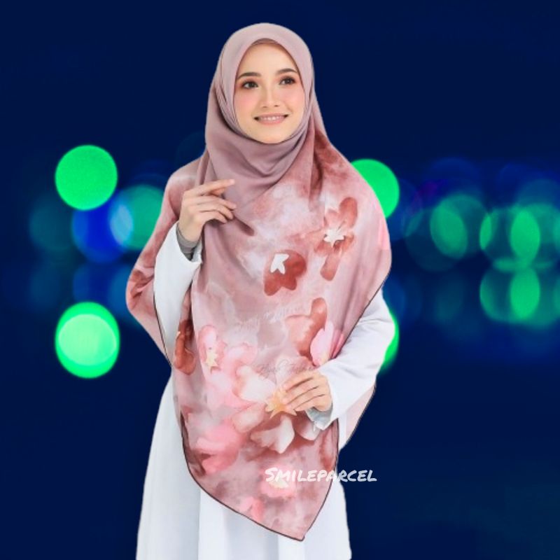 Hijab Galeria Tudung Bawal Labuh Bidang 60 Cotton Voile Bunga