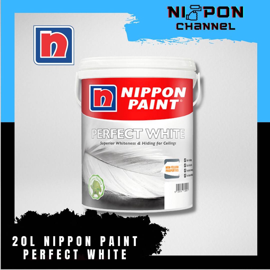 Nippon Paint Perfect White Interior Wall Ceiling Cat Dalam Dinding