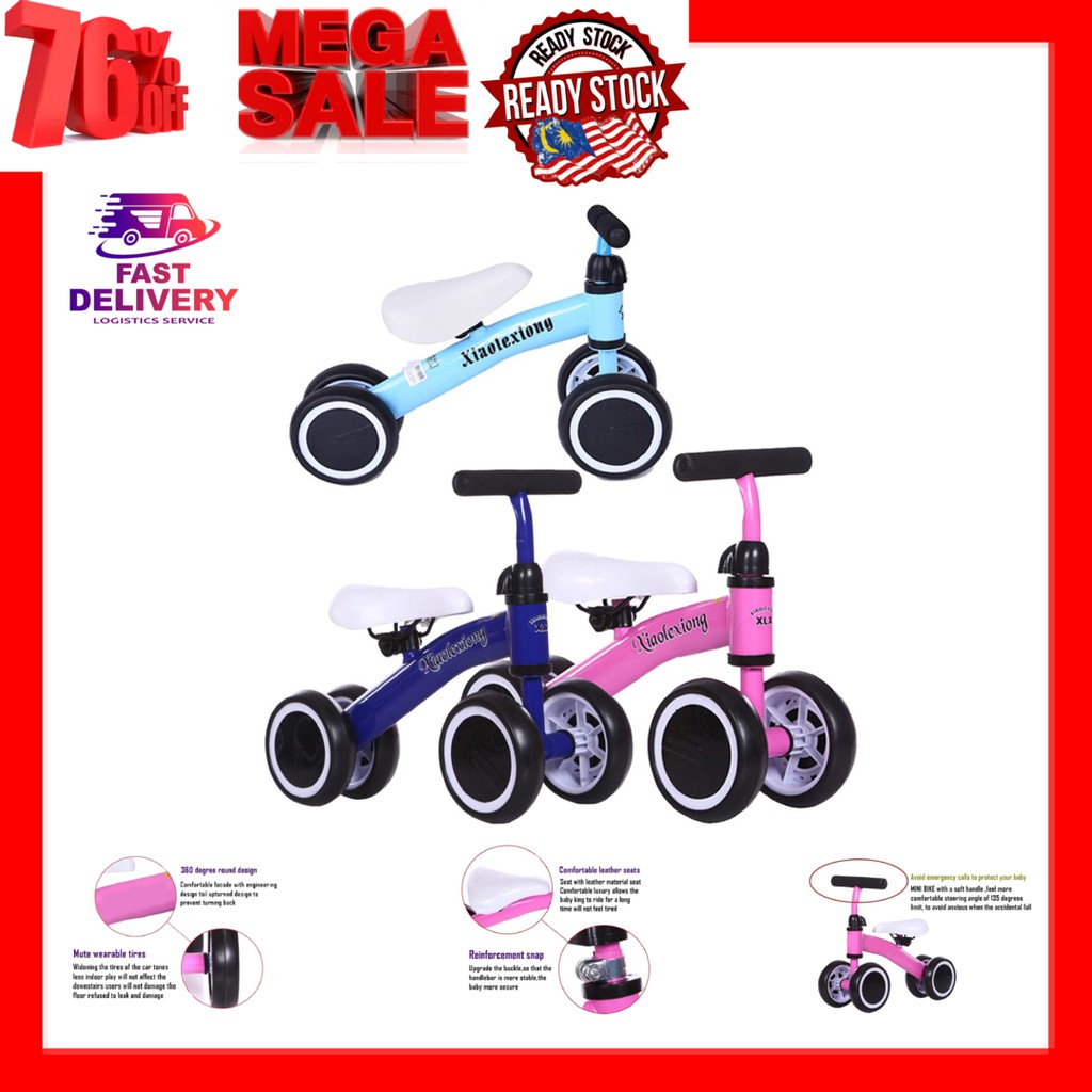 🔥JUALAN MURAH🔥 BABY BICYCLE 3 WHEEL/BASIKAL BUDAK Comfortable Learning