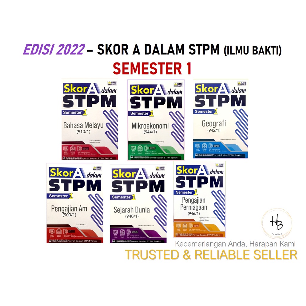 Buku Latihan Skor A Dalam Stpm Semester 1 Soalan Kbat Soalan Klon