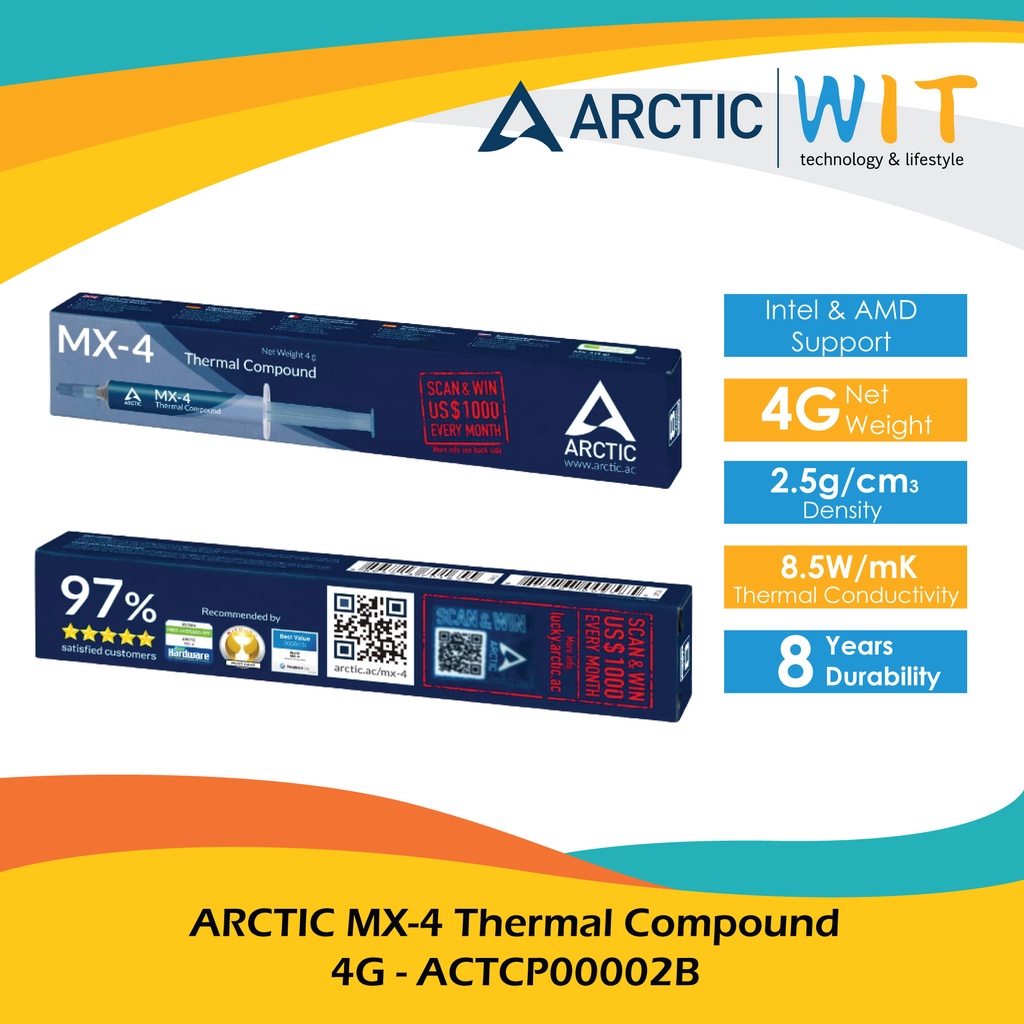 ARCTIC MX-4 Thermal Compound 4G - ACTCP00002B