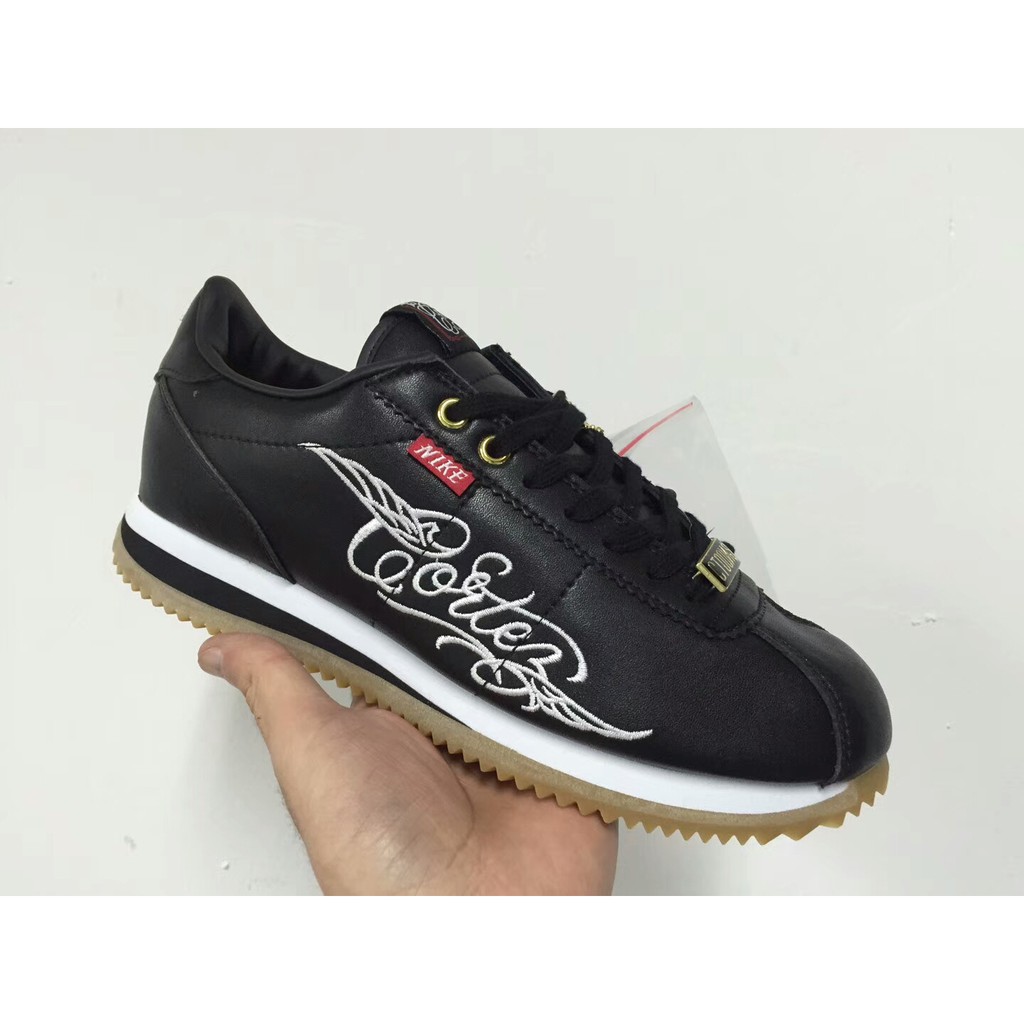 Mister Cartoon x Nike Cortez Basic QS Black | Shopee Malaysia