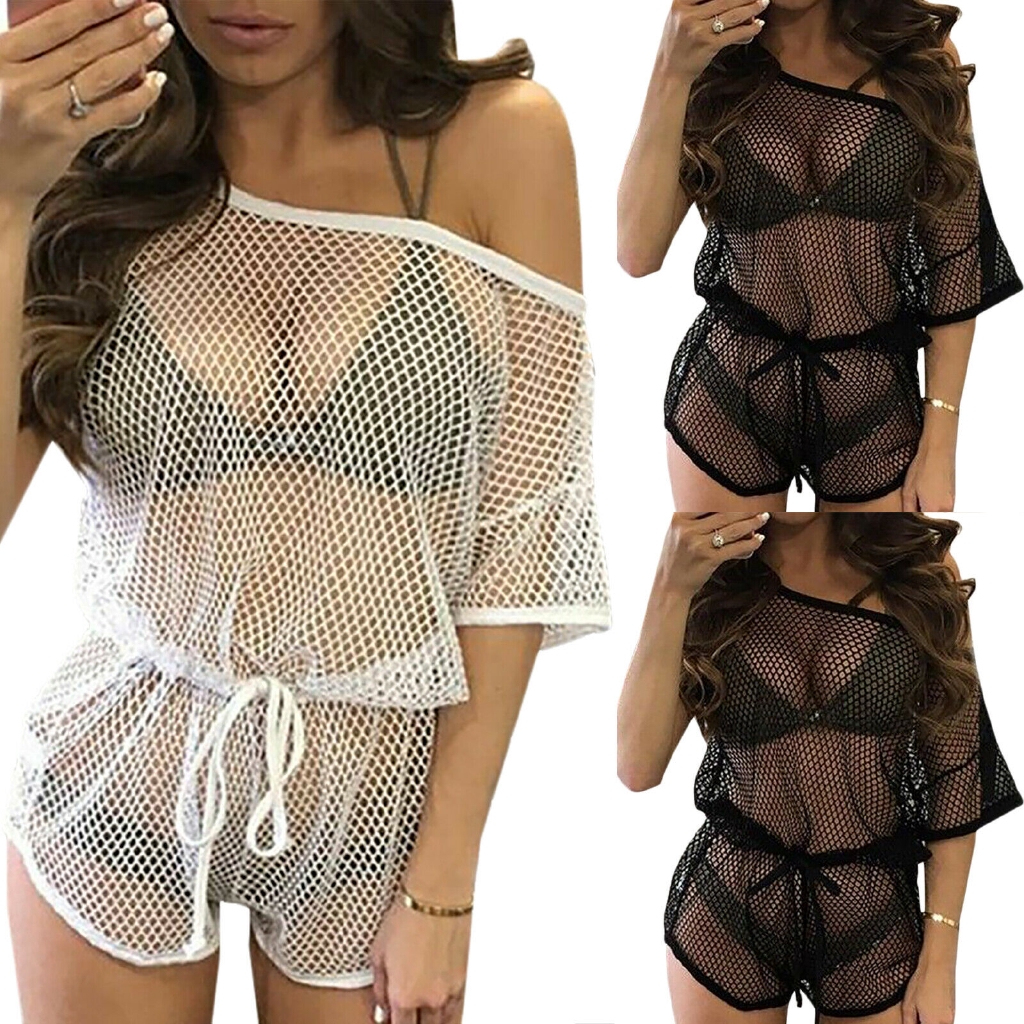 sheer jumpsuit cover up