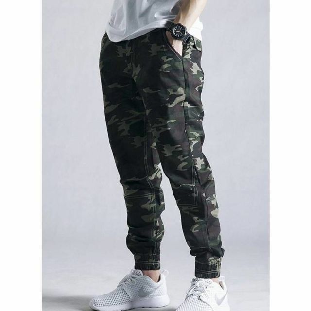 camo pants male