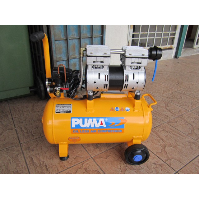 puma oil less air compressor