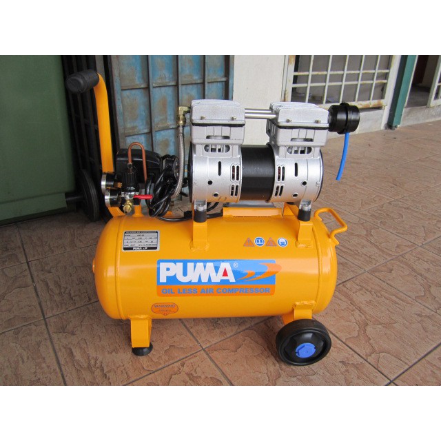 Puma 750W (1.0HP) 23Litre Portable Oil-Less Air Compressor ...