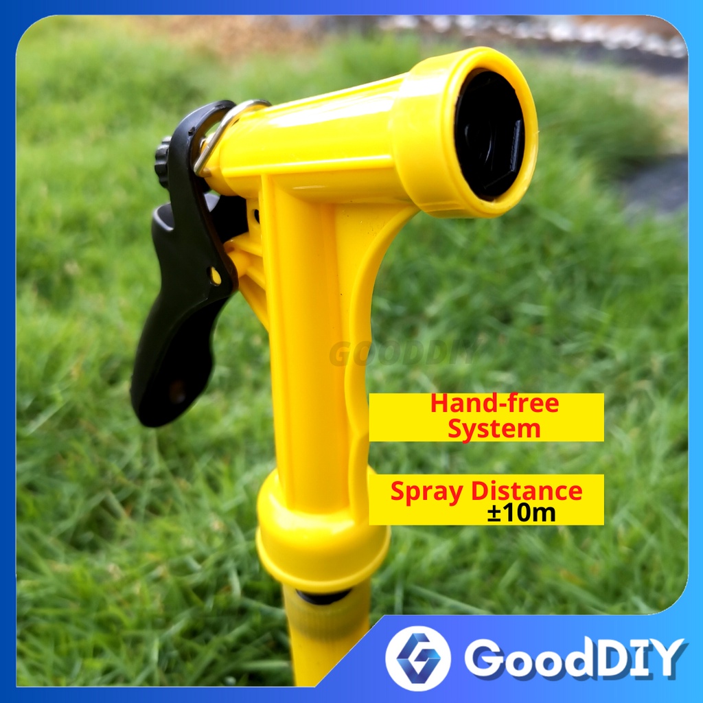 Plastic Water Spray Nozzle (Handfree System) Garden Spray Car Washing Penyiram Kebun High