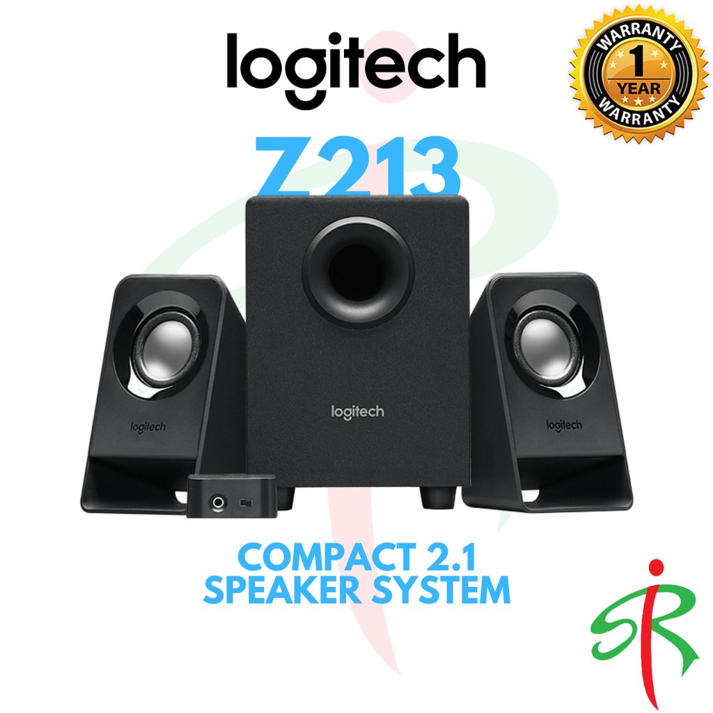 logitech z213 compact 2.1 speaker system