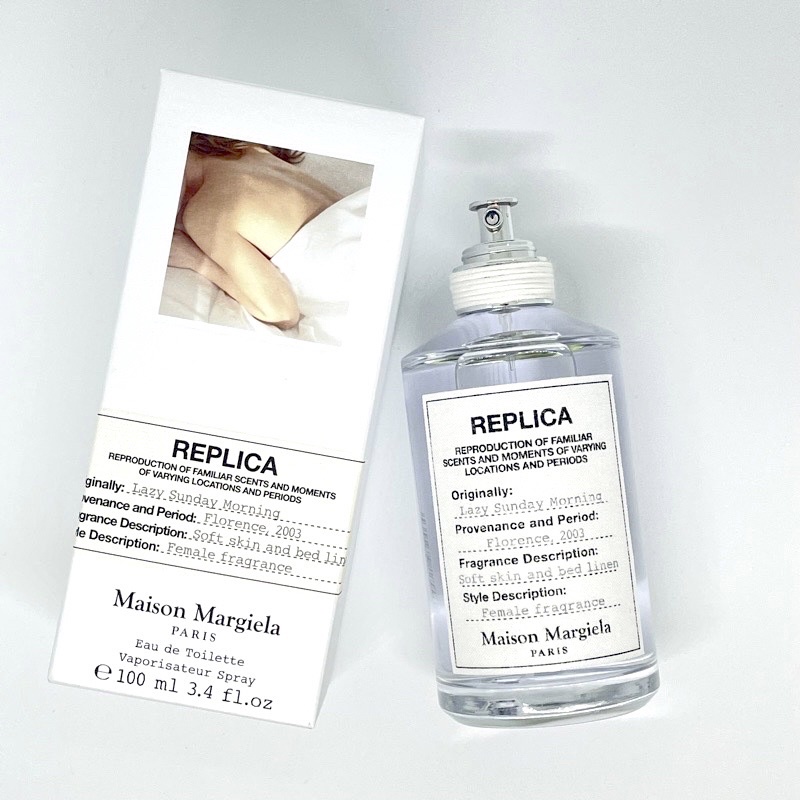 Replica lazy sunday. Духи Replica Lazy Sunday morning. Maison Margiela Replica Lazy Sunday morning 7ml EDT New. Maison Margiela Replica Lazy Sunday morning Eau de Toilette реклама.