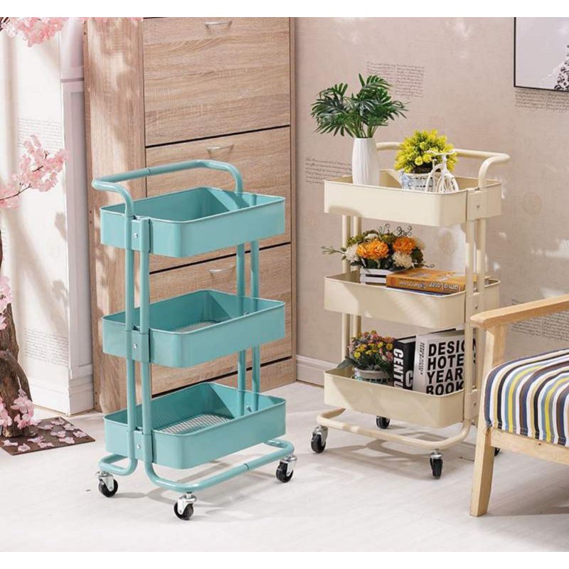 Rak Troli Fully Besi Rack Trolley Full Metal for Office Shelves Home ...