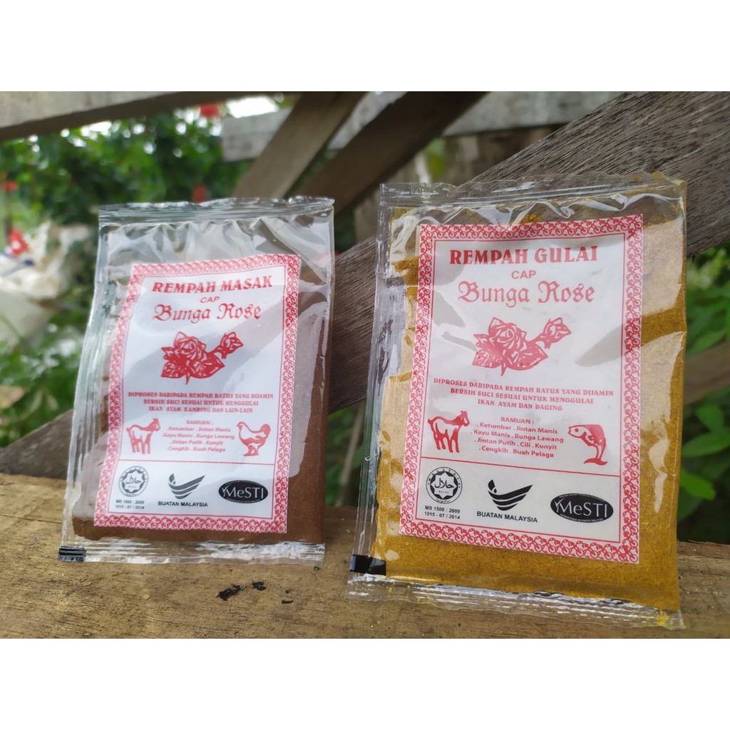 Rempah Gulai / Masak Cap Bunga Rose Ros / Cap Bunga Rose Ros | Shopee