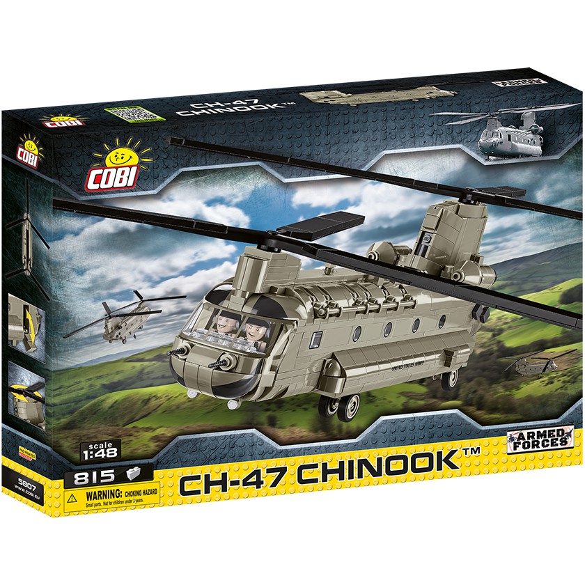 COBI 1/48 CH47 Chinook Helicopter Bricks Model Diecast Alternative Made in Poland