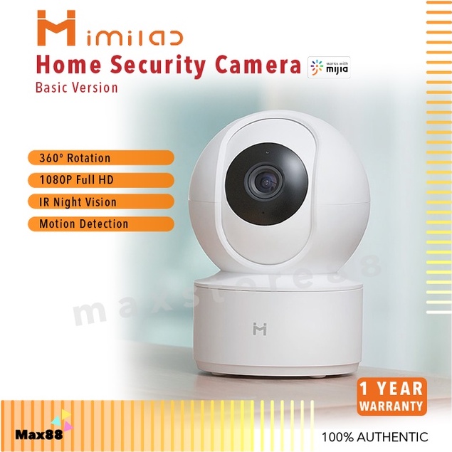 【Official】Imilab 360 Home Security Camera Basic PTZ IP Cam CCTV Smart