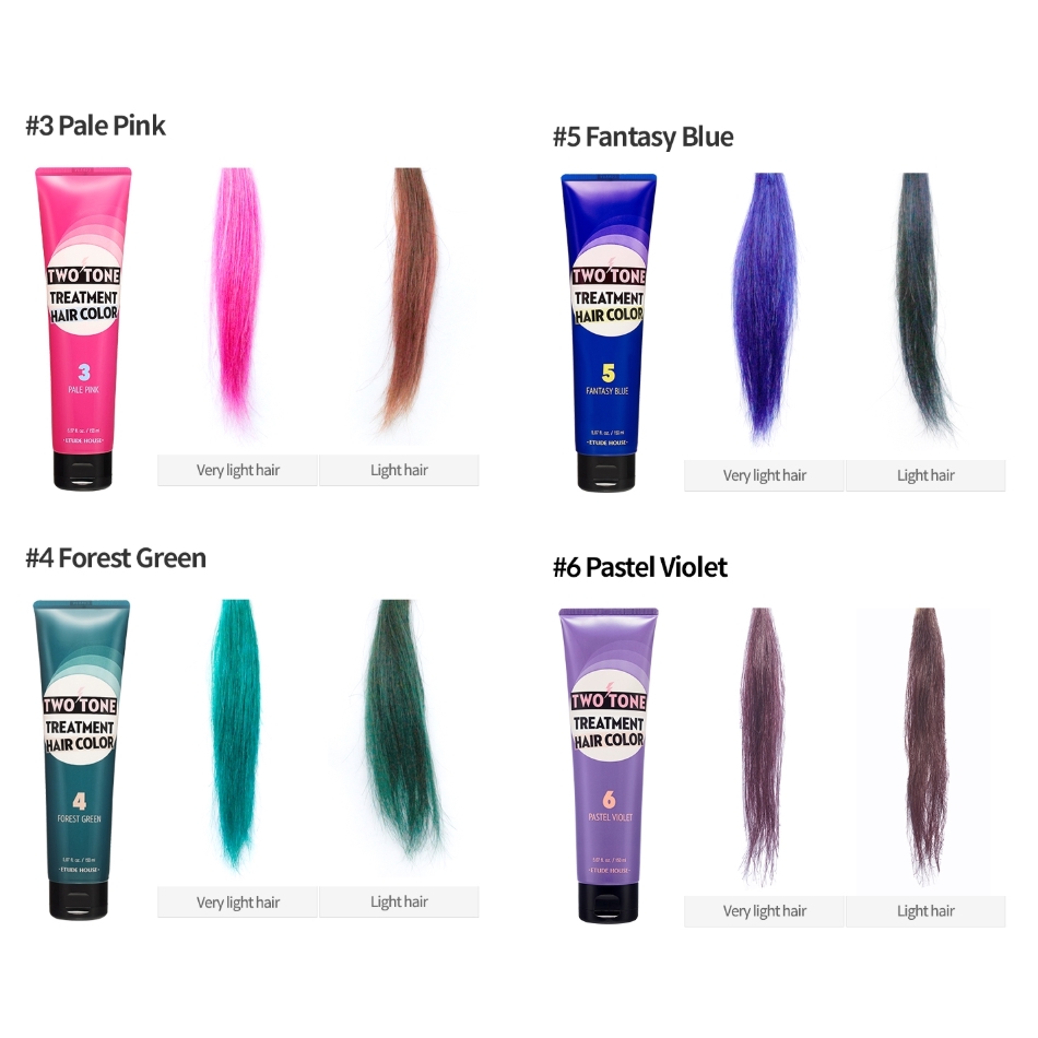 Ready stock] Etude house Two Tone Treatment Hair Color 150ml | Shopee  Malaysia