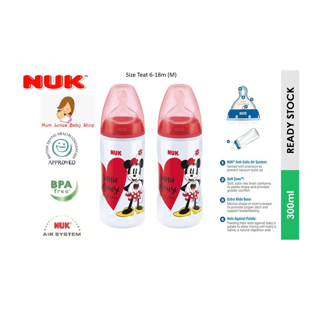 nuk bottles for high palate